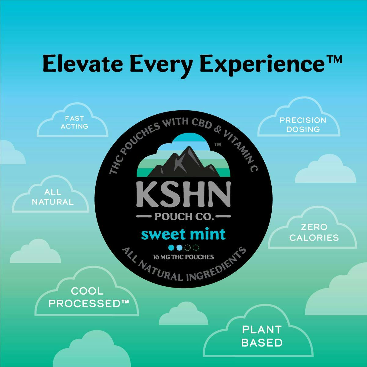 Product: KSHN | SWEET MINT | THC POUCH | 200MG