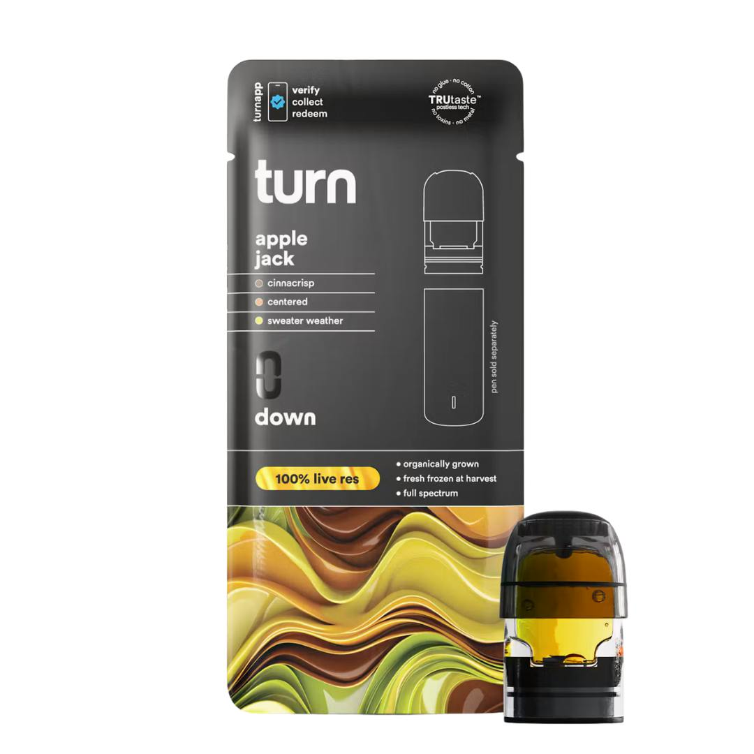 APPLE JACK LIVE RESIN TURN DOWN POD