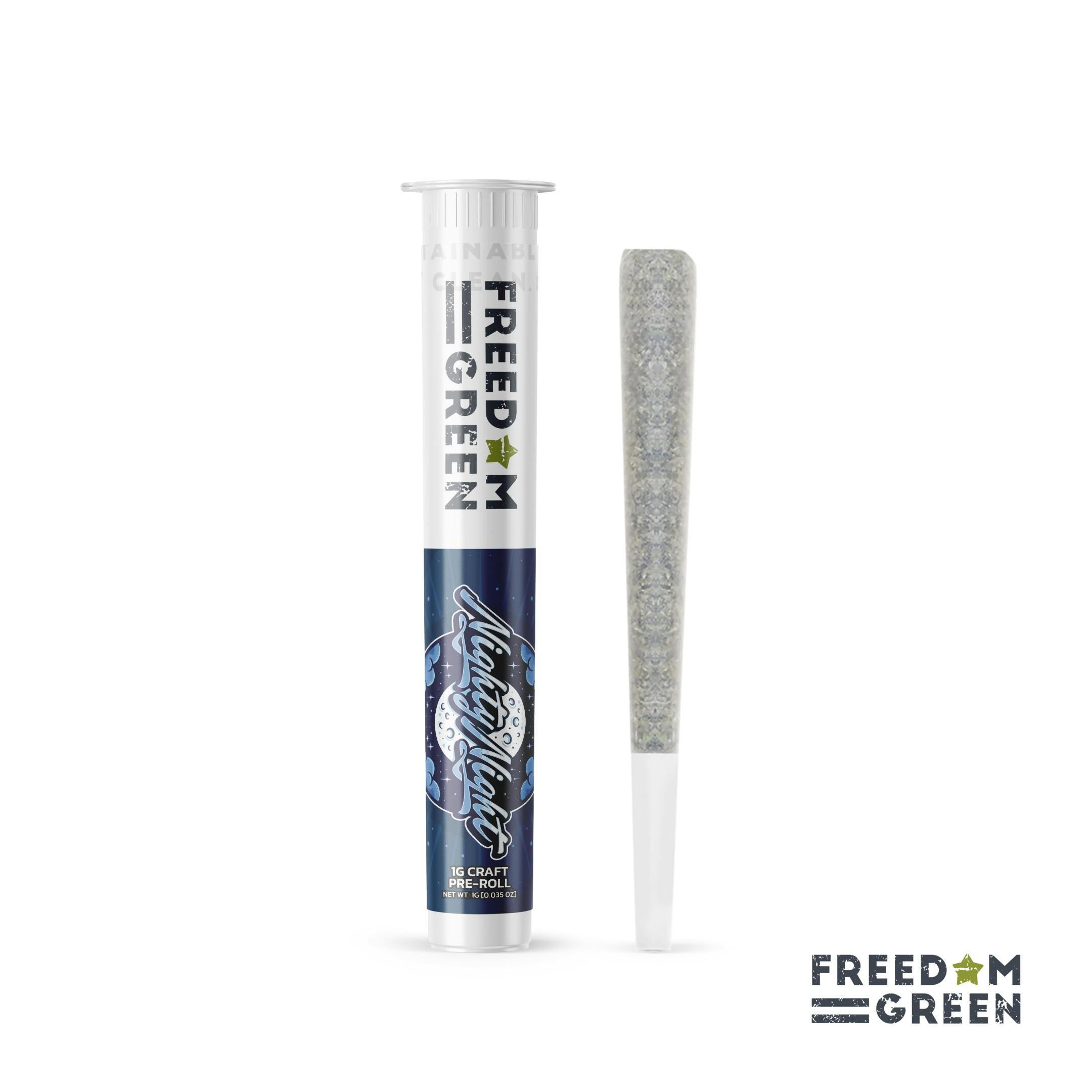 Freedom Green - 1g Preroll - Nighty Night