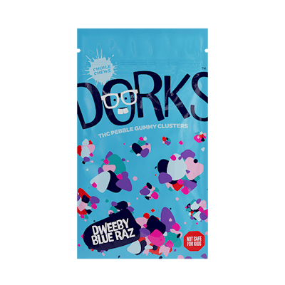 Product: Dorks | Dweeby Blue Raz Sativa Gummies | 200mg
