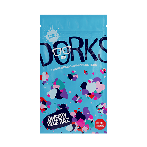 Dorks | Dweeby Blue Raz Sativa Gummies | 200mg