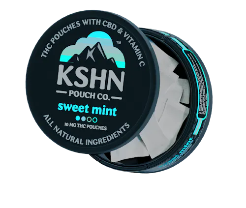 KSHN Pouch Co. | Sweet Mint 200mg THC Pouch (20-pack)-1