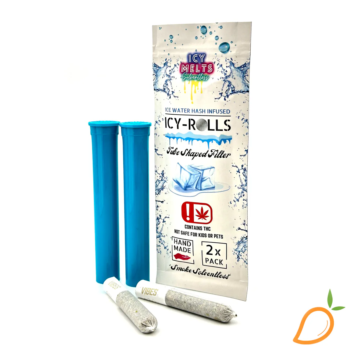 1g 2pk Frodo & Sam Infused Prerolls Icy Melts Solventless | Mango