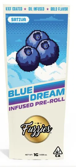 Fuzzies Delights Preroll - Blue Dream 1g at Harborside (San Jose