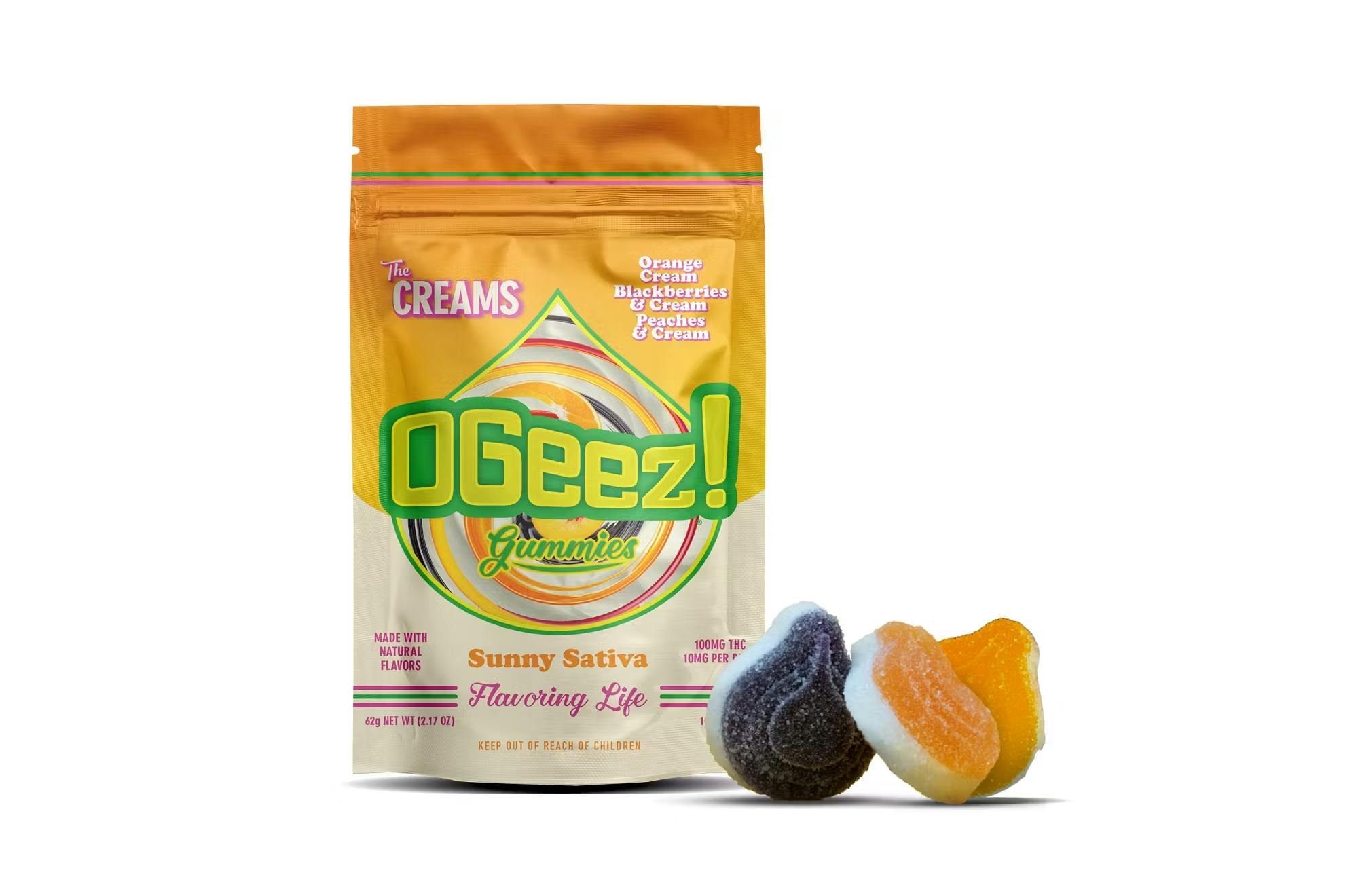 Ogeez! - The Creams Gummies - Sunny (S) (100mg)
