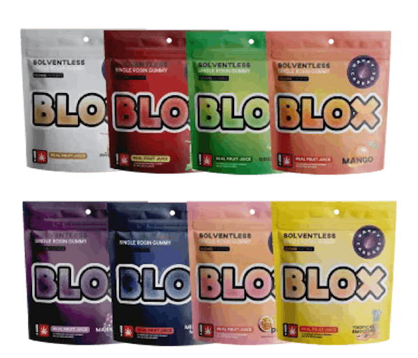 Happy Cabbage Blox 200mg 1:1 THC:CBD STRAWBERRY SERENITY Hybrid