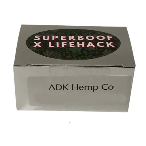 ADK Hemp Co. | Superboof x Lifehack Live Rosin | 1G Vape Cartridge-active