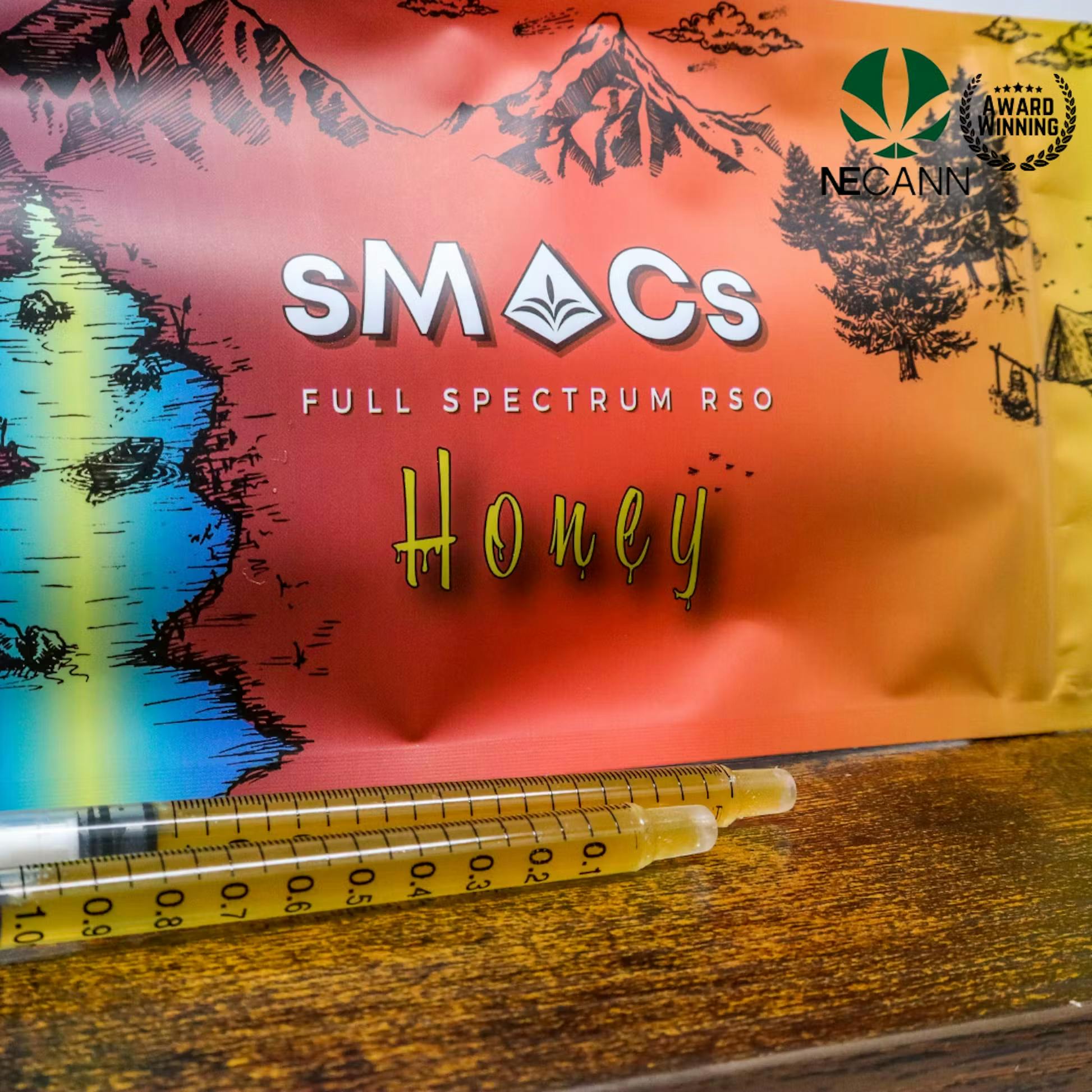 image of sMACs Full Spectrum RSO Honey | 50mg 5pk
