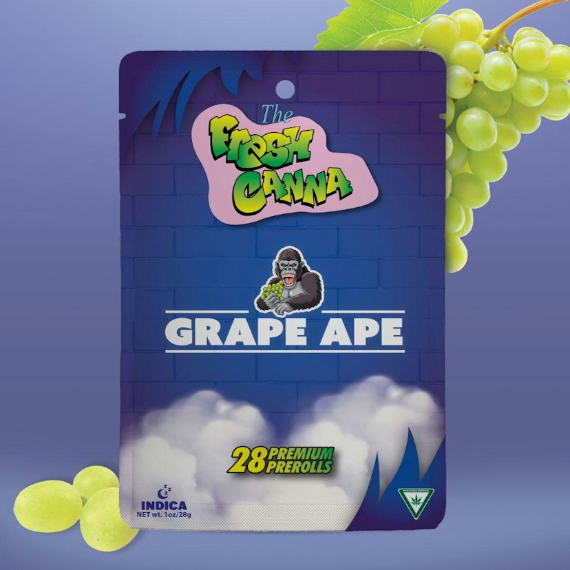 Fresh Canna | 28 x 1G Preroll Pack | Grape Ape