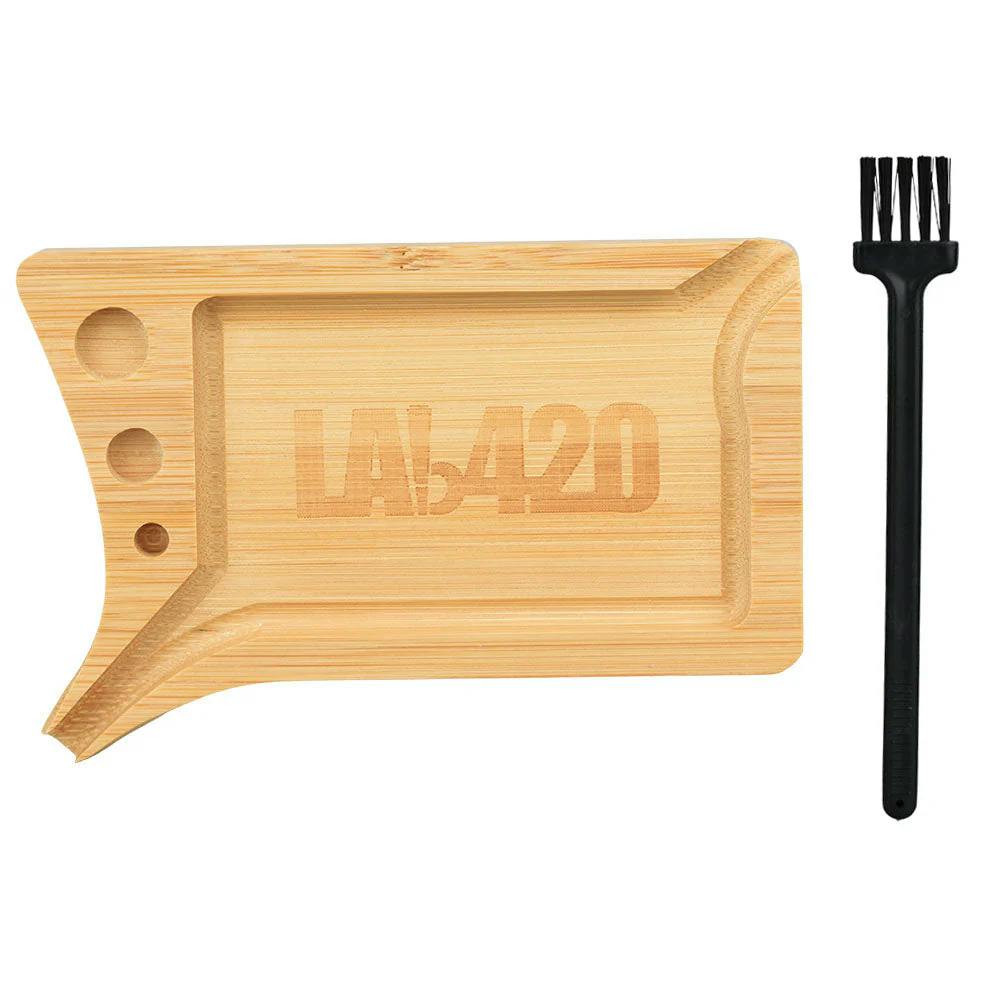 Product LAb420 Portable Rolling Tray w/ Brush