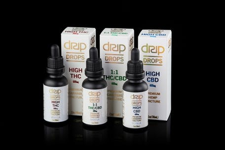 Drip Drops Natural High THC Tincture 600mg - Natural | D2