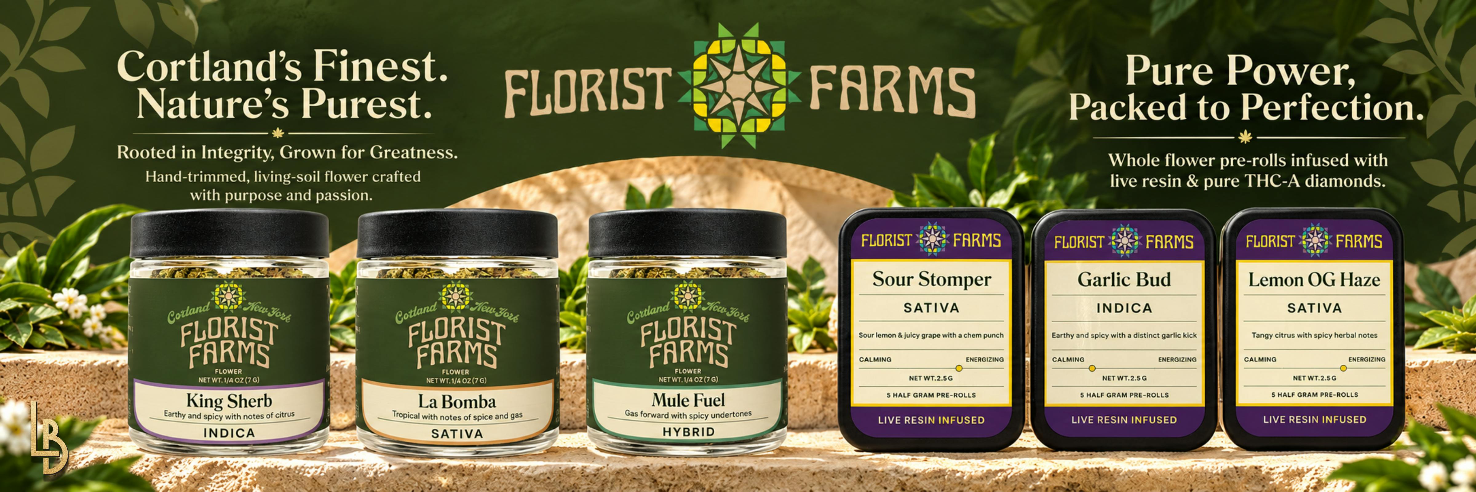 Florist Farms x Late Bloomers NYC Web Banner