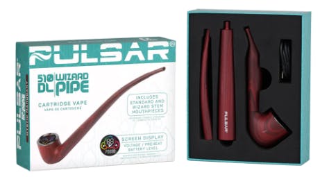 DL Wizard Pipe Auto Draw 510 Battery | Mystic Mahogany | Ascend Dispensary  - Wayne