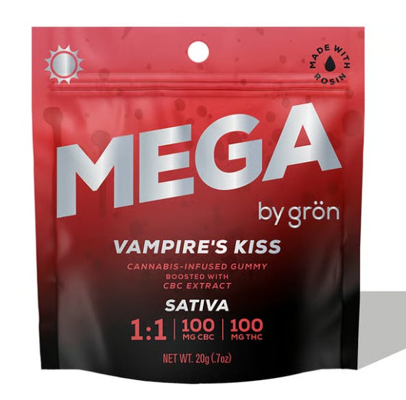 Product Mega - Vampire Kiss - Rosin Gummy - 100mg