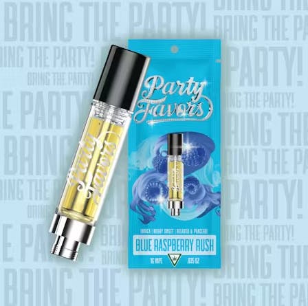 Party Favors PARTY FAVORS | BLUE RASPBERRY RUSH - CART INDICA — VAPORIZERS