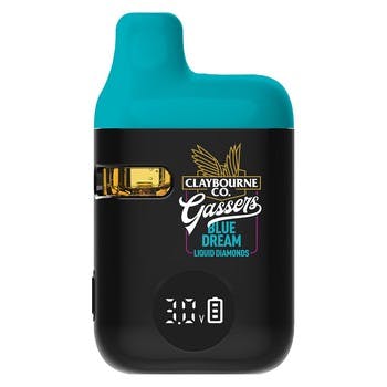 blue dream liquid diamonds vape cartridge Claybourne Gassers Disposable (Vape Pen) / 0.95g / Disposable Pen / Sativa at FOUR20 (Capilano) Select Flavor ::Cherry Lime RAZ LTX 25000 - 101 - 200W