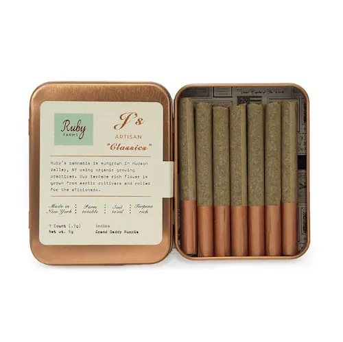 RUBY FARMS | DOOBIES | GRAND DADDY PURPLE | 3.5G(7PK)-1