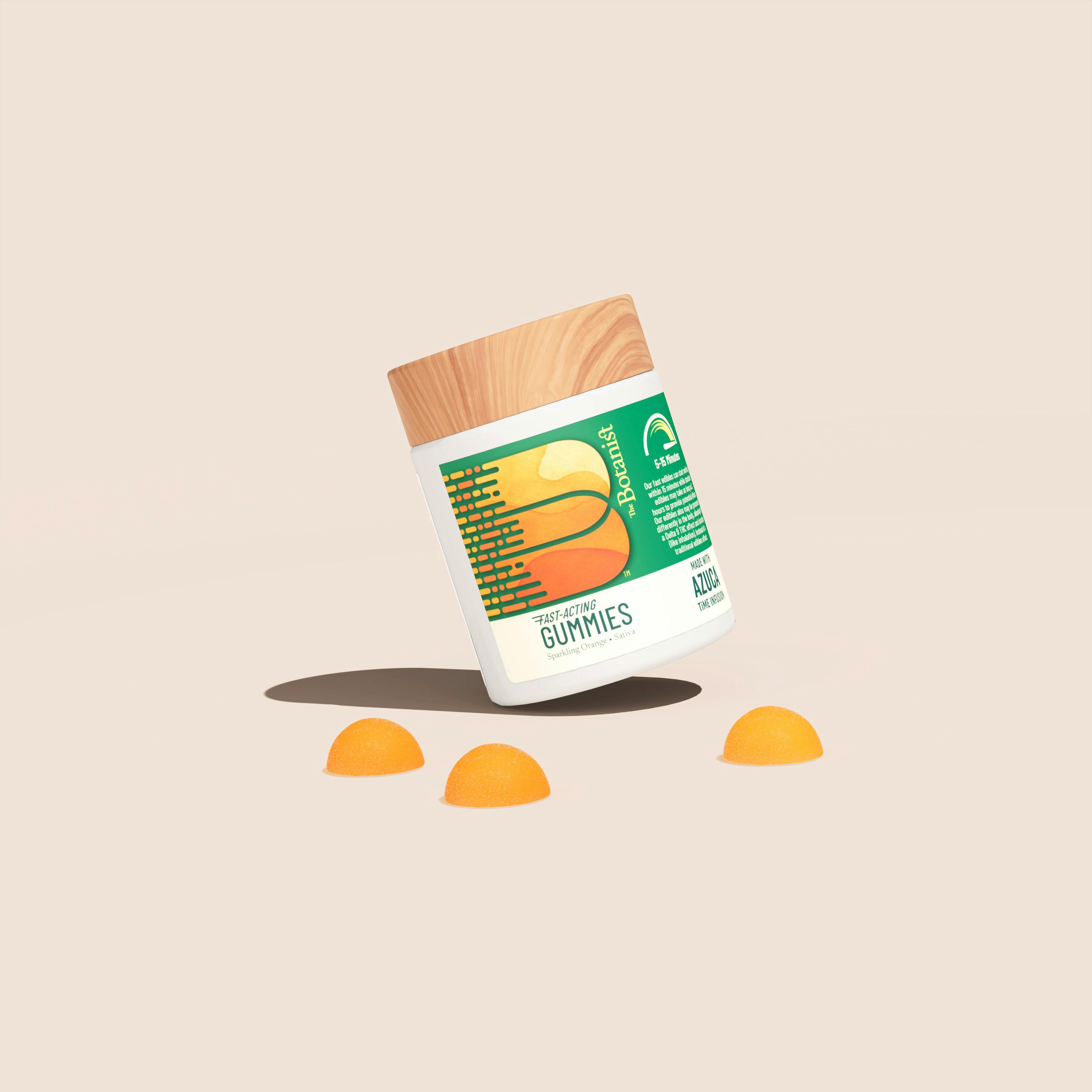 The Botanist Fast Acting Gummies | 4pk (10mg ea) | Sparkling Orange