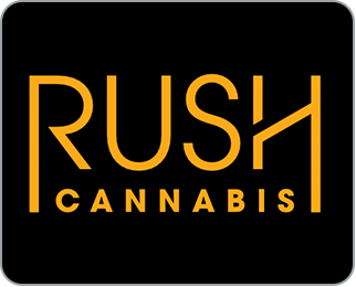 logo for Rush Cannabis - Saline
