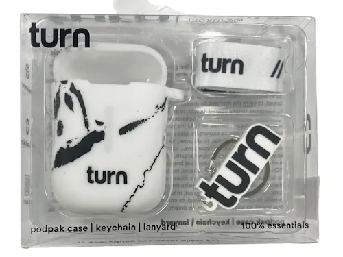 Turn Silicone Battery PodPak Cover – Marble White-active