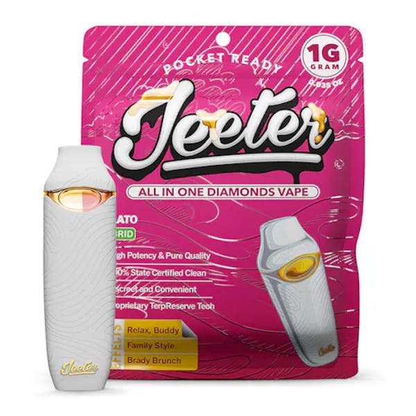 Gelato (H) - 1g Liquid Diamonds Dispo Vape - Jeeter
