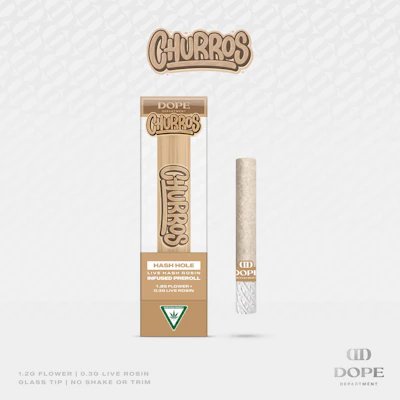 Dope Deprtment - 1.5g Infused Hash Hole - Churro OG
