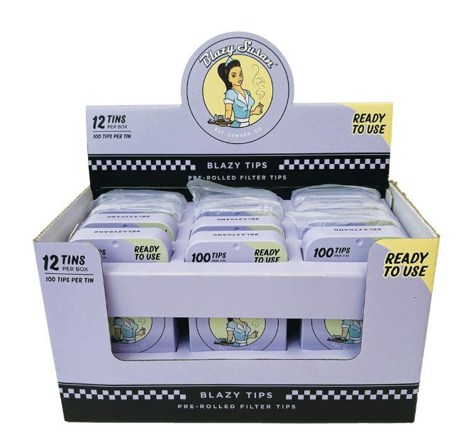 Product Blazy Susan Ready-To-Use Purple Tips (100ct)