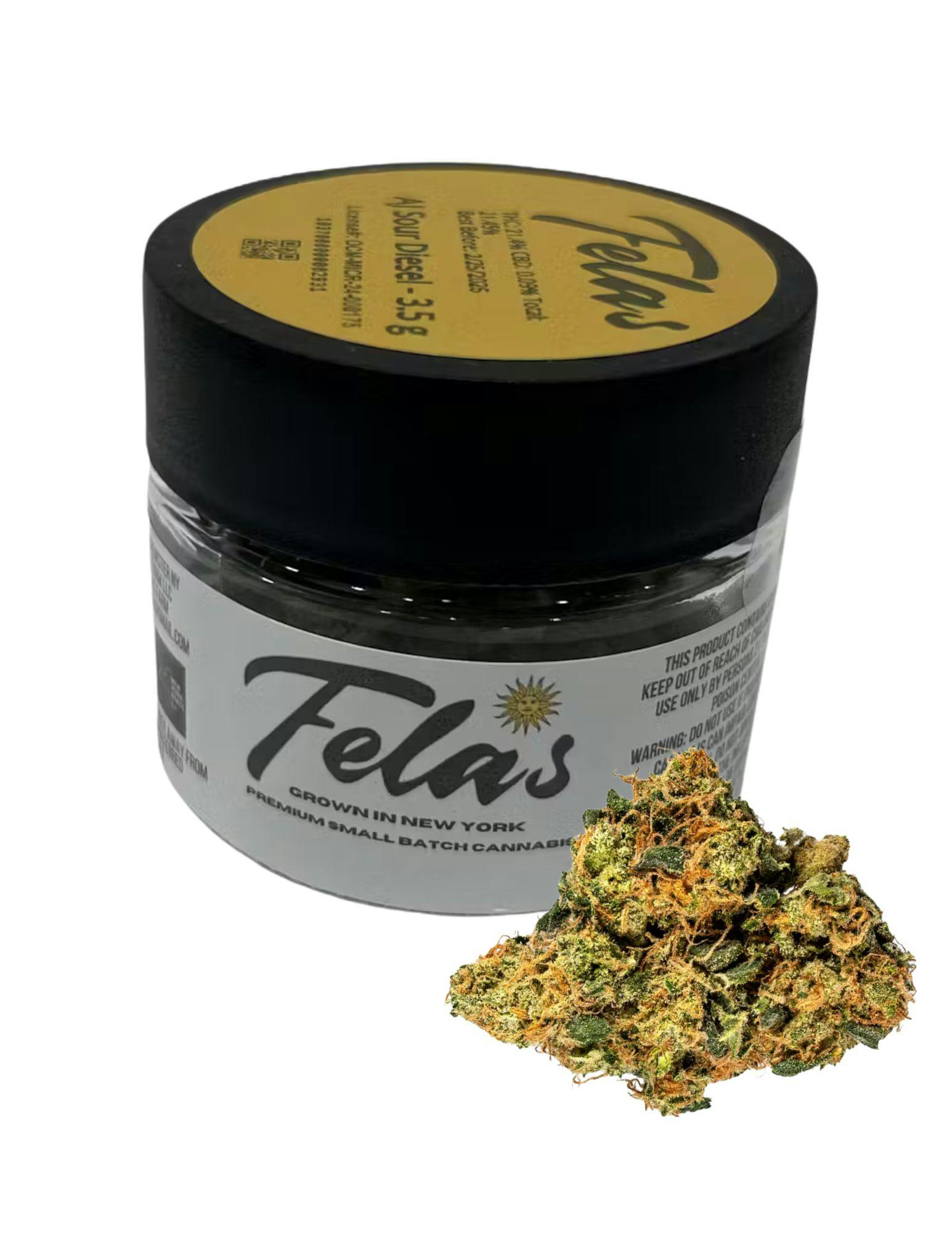 Fela"s | Flower Jar 3.5 | AJ Sour DieselFela's25% off orders over $200+1