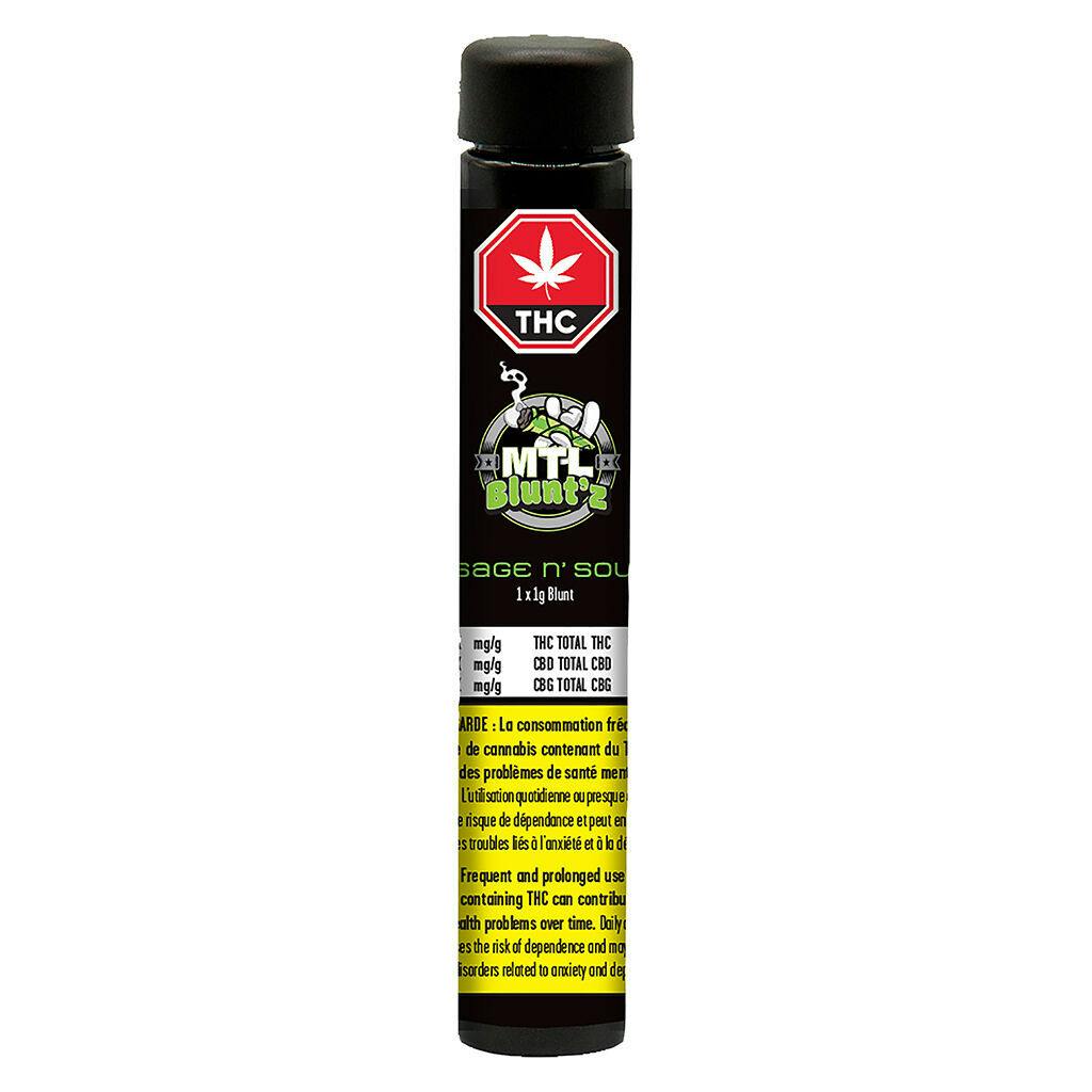 Mtl cannabis - sage n' sour blunt - 1x1g