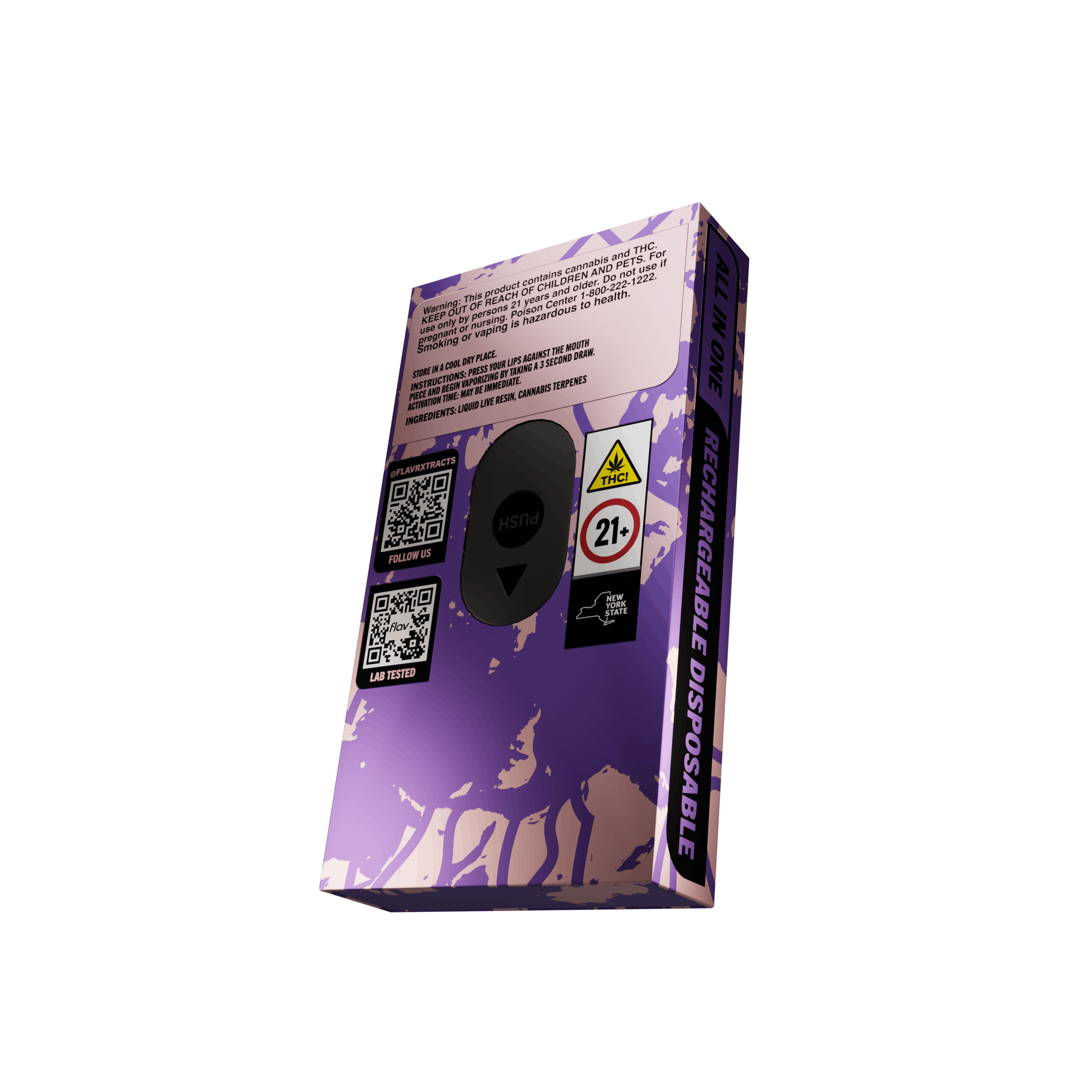 Photo of Wedding Cake – Live Resin All In One Vape- 1g – Hybrid