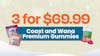 3 for $69.99 – Coast and Wana Premium Gummies