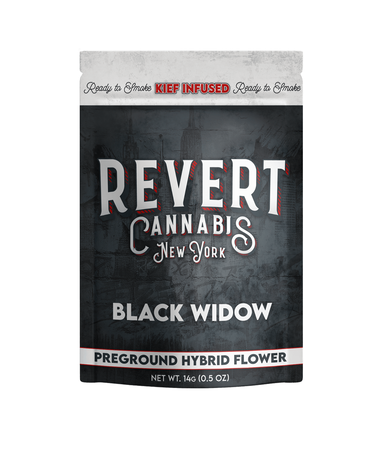 Revert Cannabis Infused Flower Black Widow Pre Ground