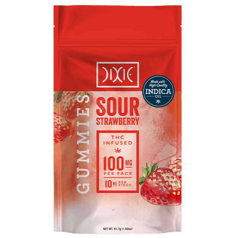 Product: DIXIE | SIGNATURE | SOUR STRAWBERRY | 200MG THC | INDICA