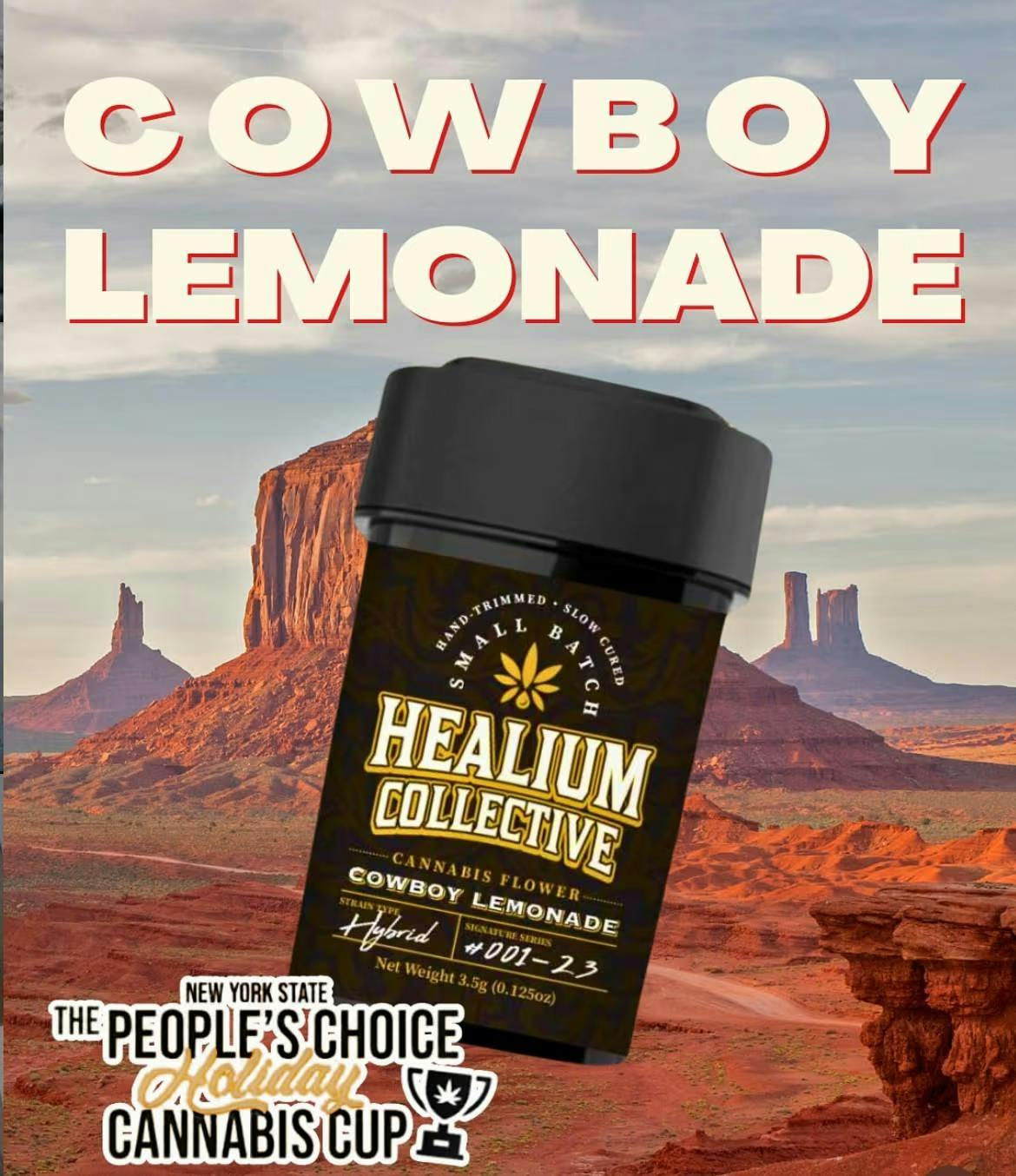 Product Healium - Cowboy Lemonade - 3.5g - Flower