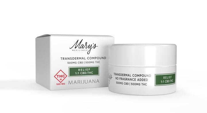 トリートメント mari Topical | Mary's Medicinals 1:1 Mentholated Cream | MO Health and
