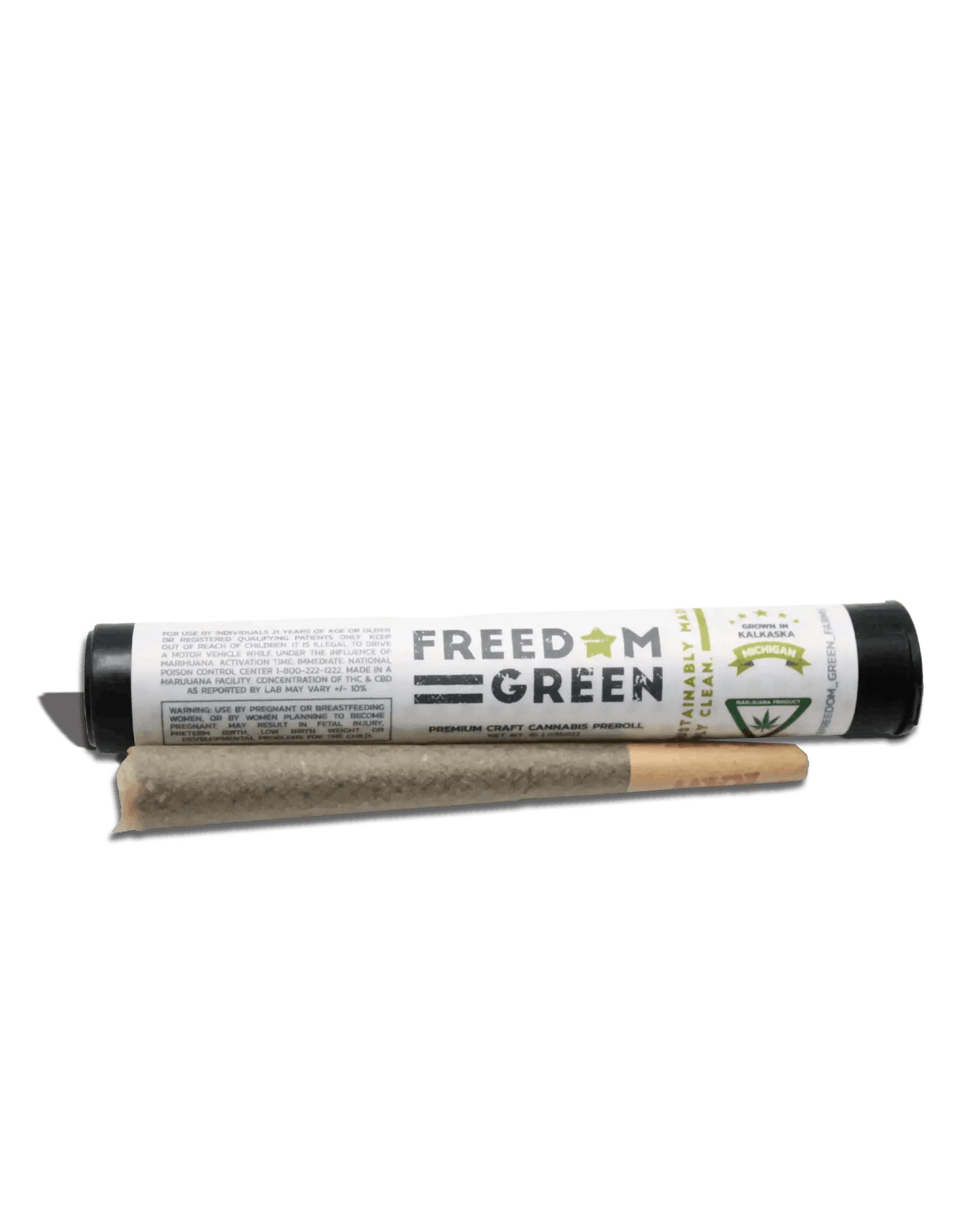 Freedom Green - 1g Preroll - London Jelly