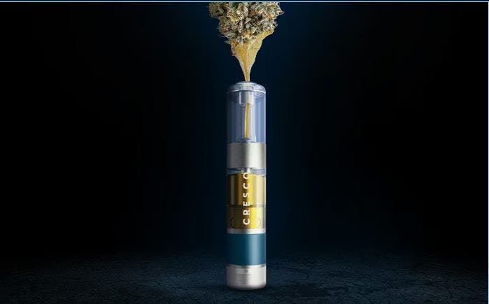 Burnt Orange Liquid Live Resin All In One Disposable