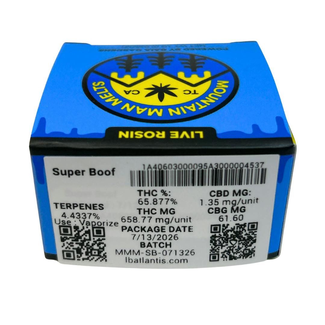SUPER BOOF LIVE ROSIN