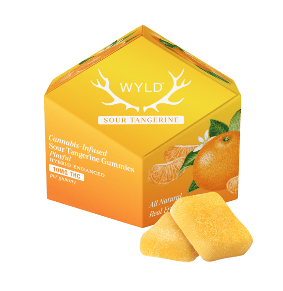 WYLD Gummies 100mg - Sour Tangerine (H)