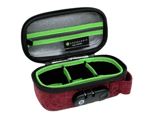 StashLogix Silverton Maroon Case Small-active