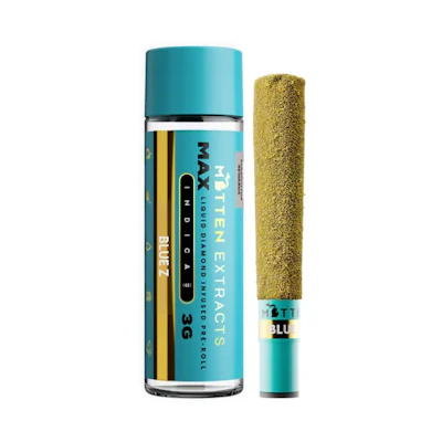 Mitten Extracts - 3g Infused Preroll - Blue Z (I) - PRE_ROLLS by Mitten Extracts at King of Budz