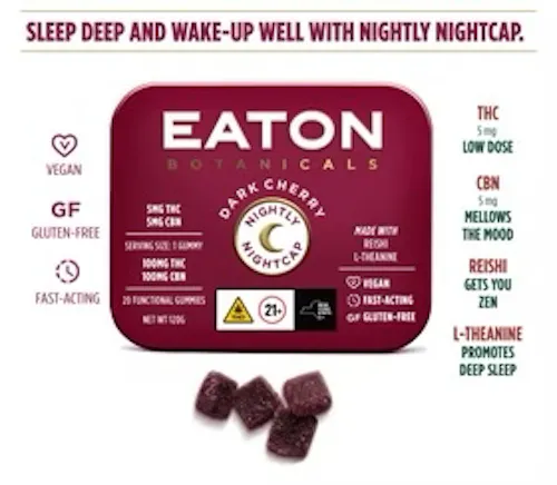 Eaton Botanicals | Nightly Nightcap | Dark Cherry | 100mg-1