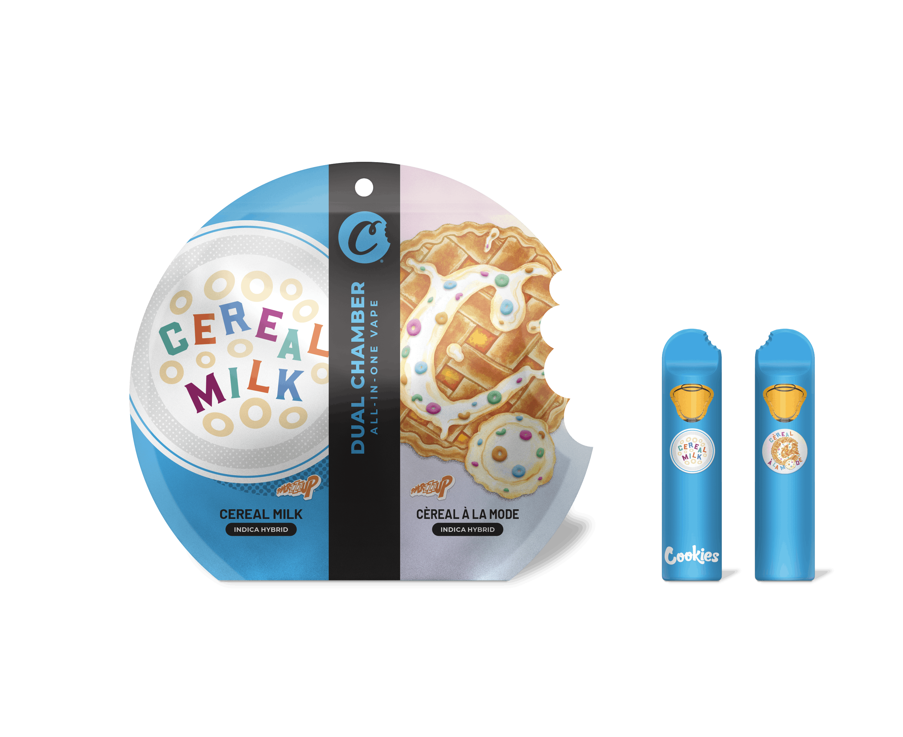 Cookies Cereal Milk/Cereal A La Mode Dual Chamber Canna Terp Cart