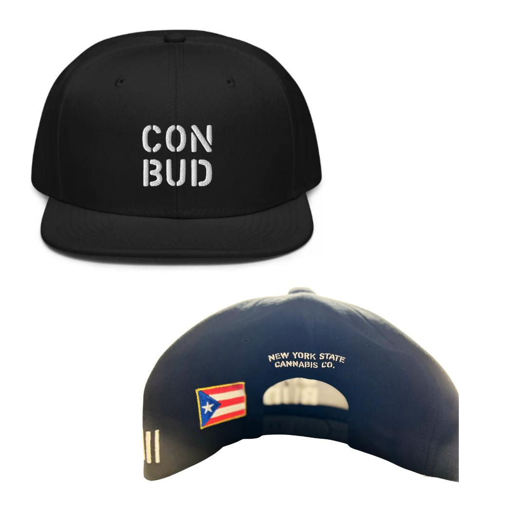 CONBUD Hat- Puerto Rico Embroidered Flag