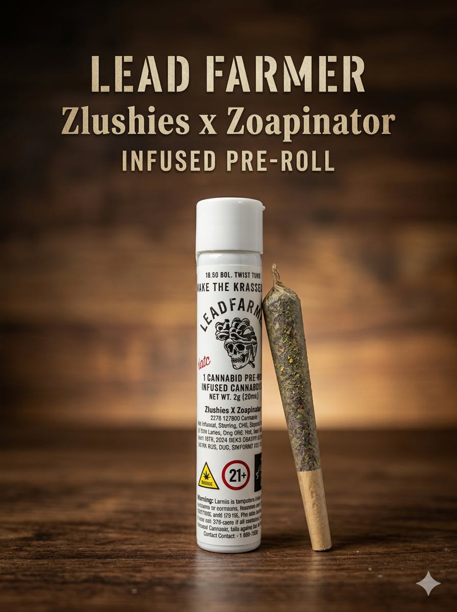 Product LeadFarmer | Zlushies x Zoapinator | Infused Pre-Roll | 1g