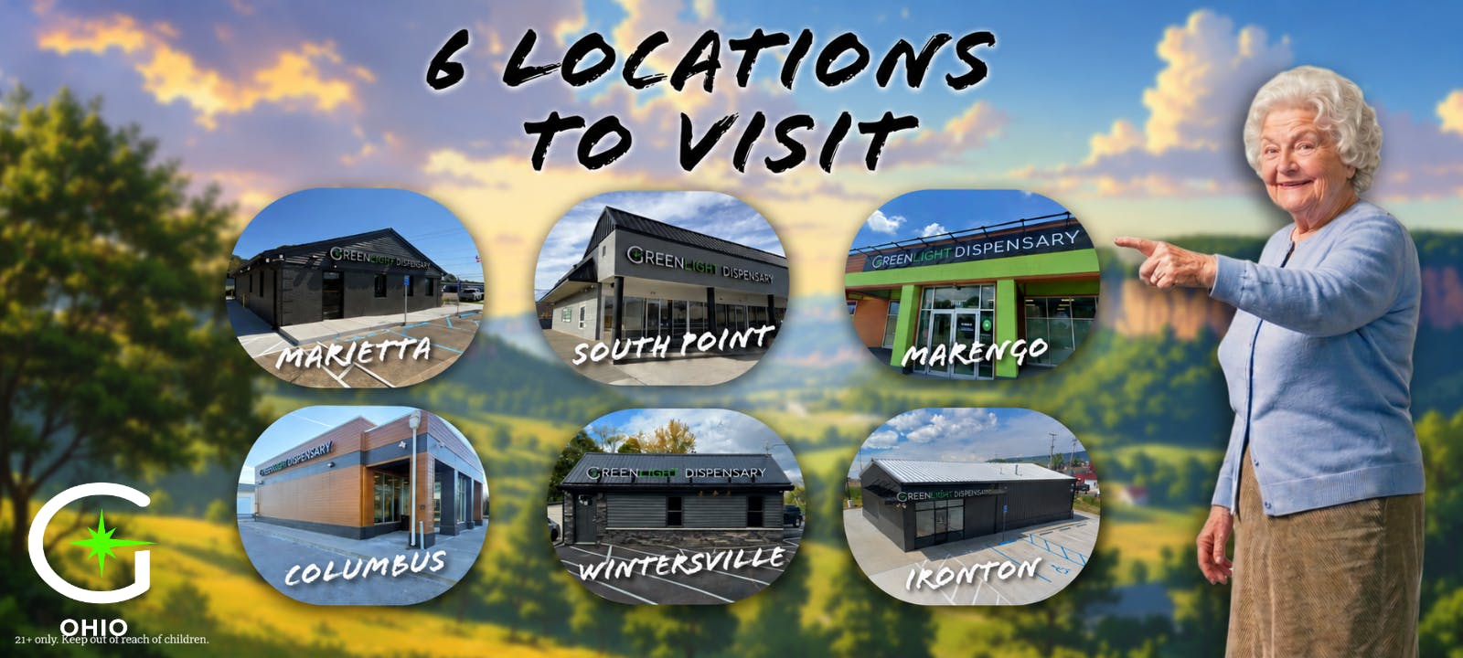 6 Ohio Locations