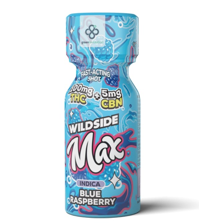 Green Revolution Nano Shot Max 20:1 THC:CBN  | 100mg THC | Blue Raspberry
