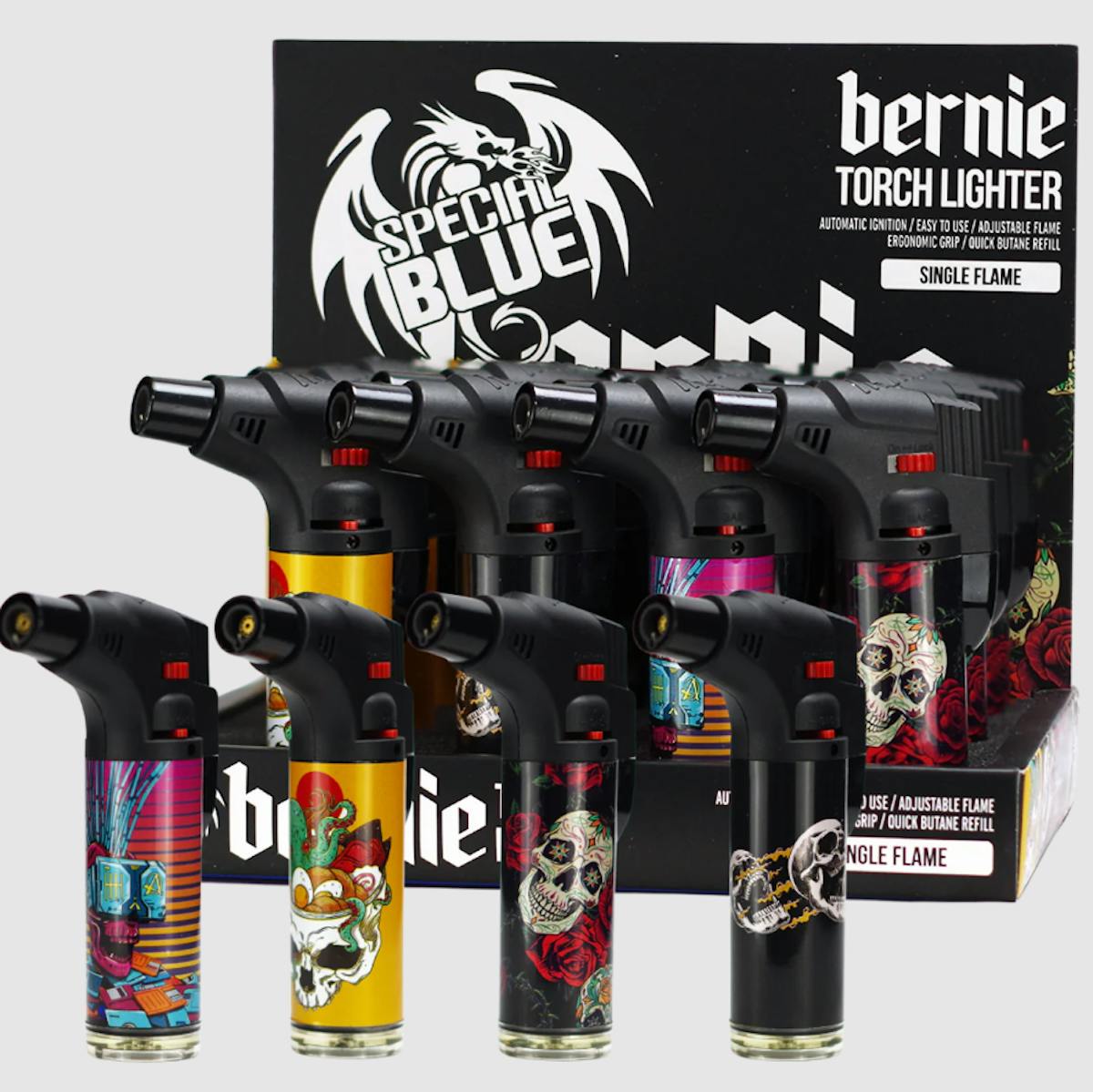 Photo of Special Blue Skull Torch $10