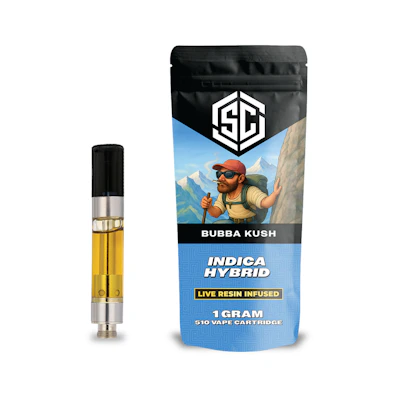 Society C - 1g Live Resin Cart - Bubba Kush