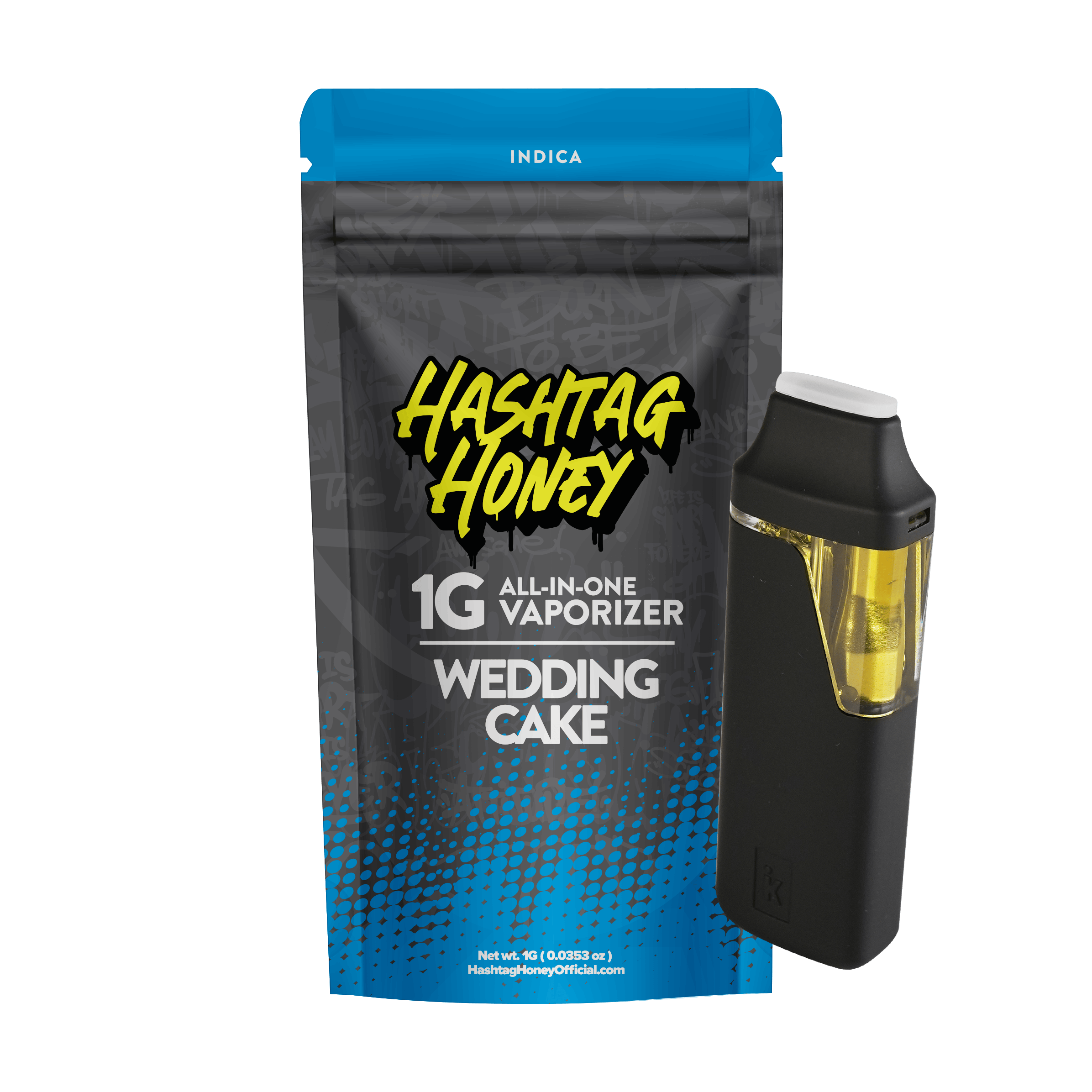 Hashtag Honey Wedding Cake